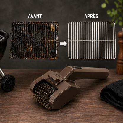 BarbaClean - La brosse électrique qui nettoie ta grille en 30 secondes