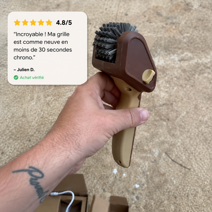 BarbaClean - La brosse électrique qui nettoie ta grille en 30 secondes