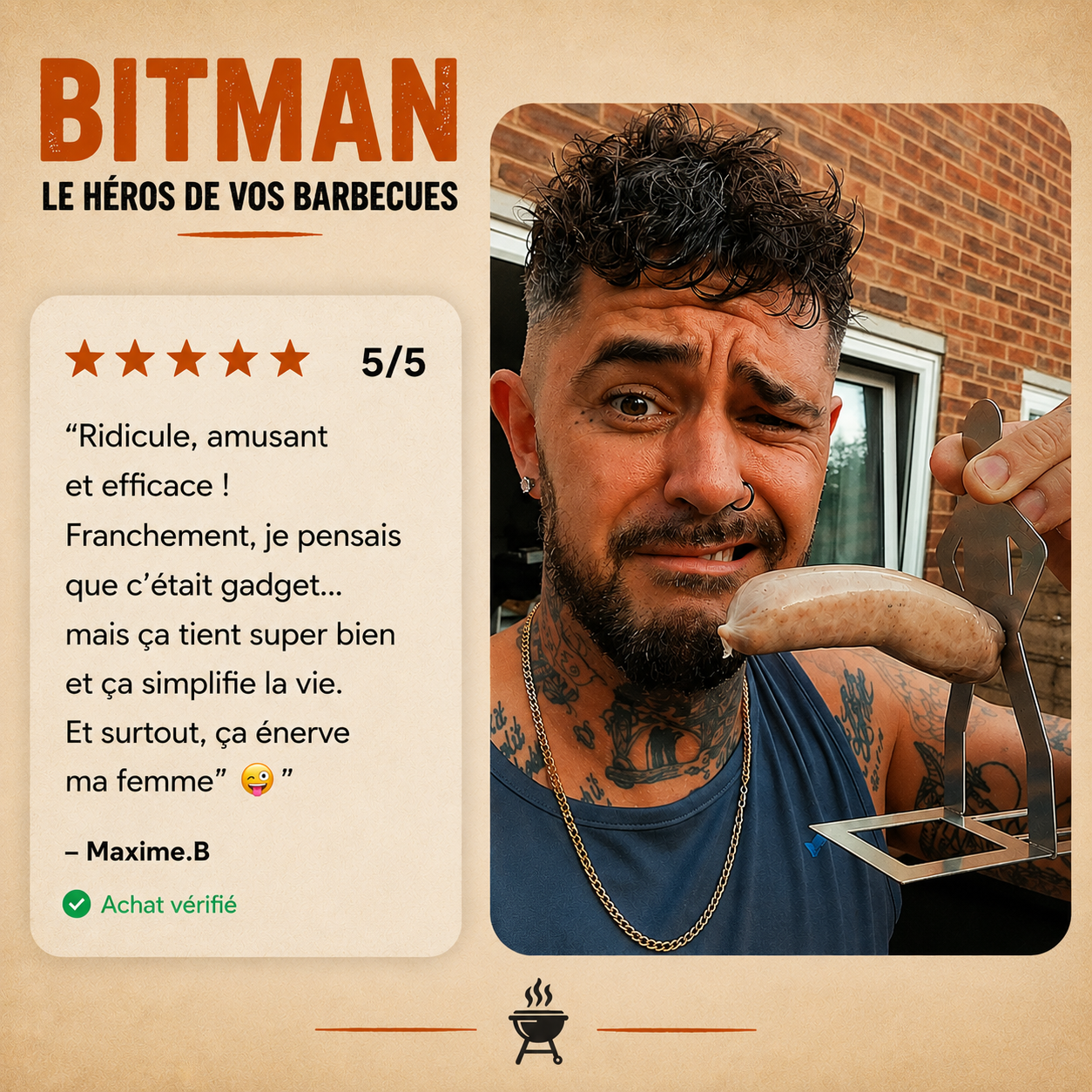 Bitman – La saucisse mérite mieux que de rouler par terre