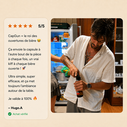 CapGun – Décapsule ta bière et tire sur tes potes