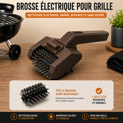 BarbaClean - La brosse électrique qui nettoie ta grille en 30 secondes