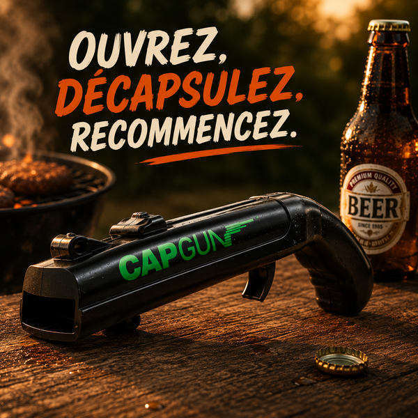 CapGun – Le flingue  qui va te rendre rond comme une queue de pelle